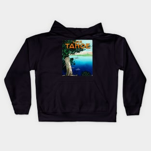 Lake Tahoe Vintage Style Kids Hoodie